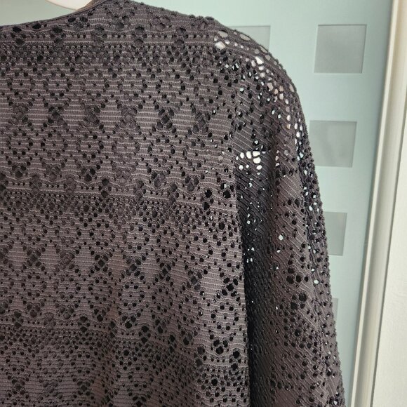 JM Collection: Black Casual Top (size L, worn once) - Picture 3 of 6